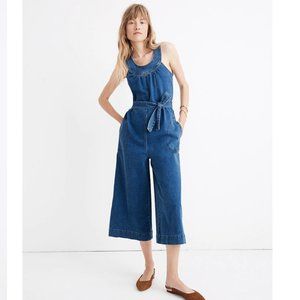 Madewell Blue Denim Jumpsuit
